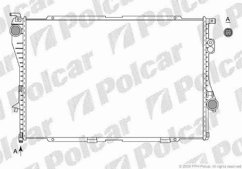 Polcar 2016084X - Radiators, Motora dzesēšanas sistēma autodraugiem.lv