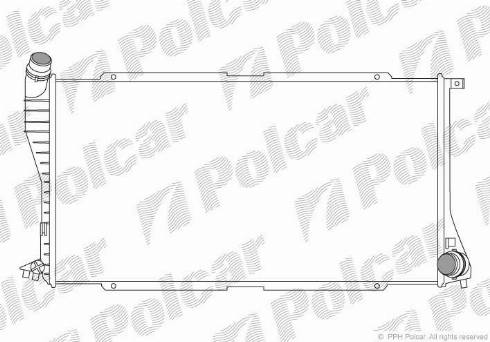 Polcar 2016085X - Radiators, Motora dzesēšanas sistēma autodraugiem.lv