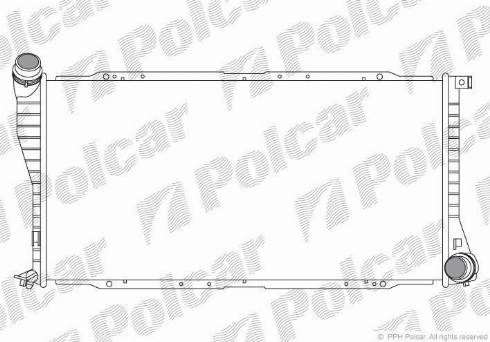 Polcar 201608-5 - Radiators, Motora dzesēšanas sistēma autodraugiem.lv