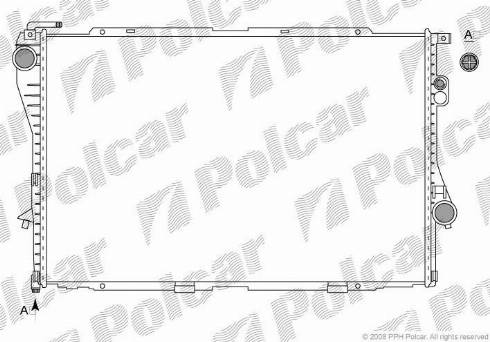 Polcar 2016086X - Radiators, Motora dzesēšanas sistēma autodraugiem.lv