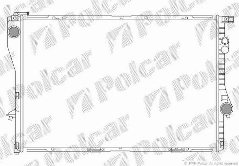 Polcar 201608-6 - Radiators, Motora dzesēšanas sistēma autodraugiem.lv