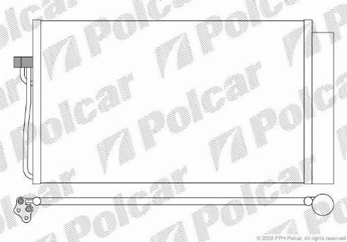 Polcar 2017K82X - Kondensators, Gaisa kond. sistēma autodraugiem.lv