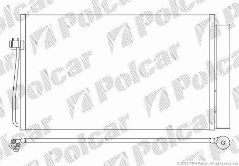 Polcar 2017K8C2 - Kondensators, Gaisa kond. sistēma autodraugiem.lv