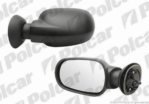 Polcar 2800521M - Ārējais atpakaļskata spogulis autodraugiem.lv