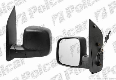 Polcar 2391521M - Ārējais atpakaļskata spogulis autodraugiem.lv