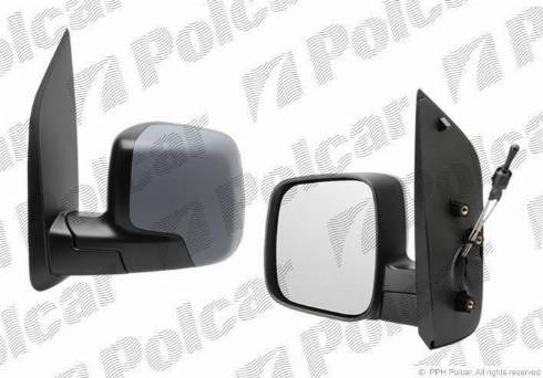 Polcar 2391522M - Ārējais atpakaļskata spogulis autodraugiem.lv