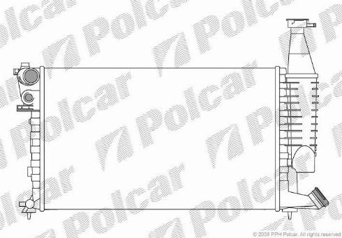 Polcar 235008-9 - Radiators, Motora dzesēšanas sistēma autodraugiem.lv