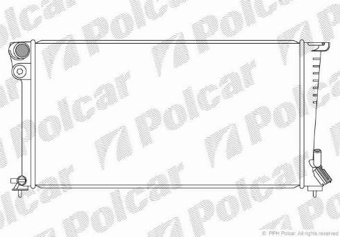 Polcar 235008 - Radiators, Motora dzesēšanas sistēma autodraugiem.lv
