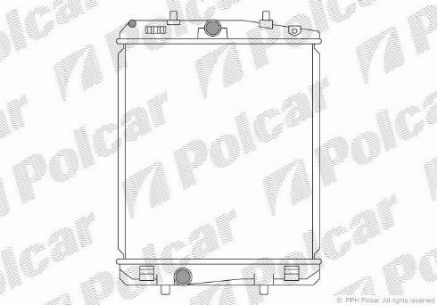 Polcar 230108A1 - Radiators, Motora dzesēšanas sistēma autodraugiem.lv