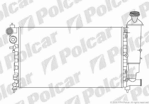 Polcar 230708A1 - Radiators, Motora dzesēšanas sistēma autodraugiem.lv
