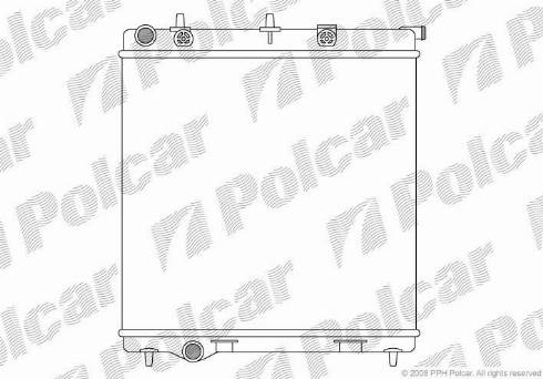 Polcar 2315085X - Radiators, Motora dzesēšanas sistēma autodraugiem.lv