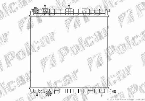 Polcar 231508-2 - Radiators, Motora dzesēšanas sistēma autodraugiem.lv