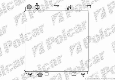 Polcar 231508A1 - Radiators, Motora dzesēšanas sistēma autodraugiem.lv