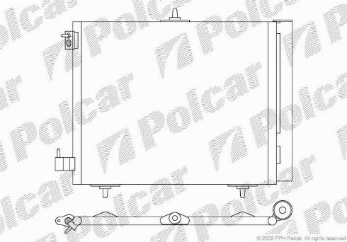 Polcar 2316K81X - Kondensators, Gaisa kond. sistēma autodraugiem.lv