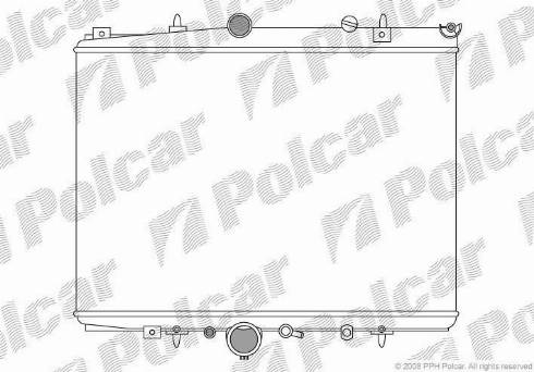 Polcar 233208-4 - Radiators, Motora dzesēšanas sistēma autodraugiem.lv