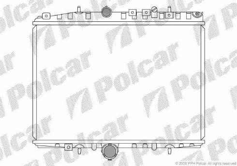 Polcar 2332081X - Radiators, Motora dzesēšanas sistēma autodraugiem.lv