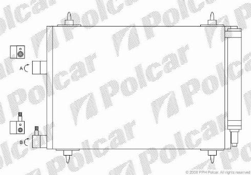 Polcar 2332K81X - Kondensators, Gaisa kond. sistēma autodraugiem.lv