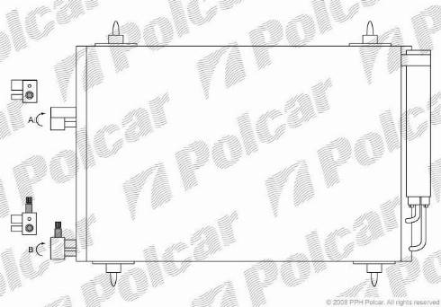 Polcar 2332K8C1 - Kondensators, Gaisa kond. sistēma autodraugiem.lv