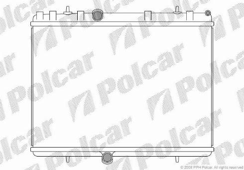 Polcar 2329081X - Radiators, Motora dzesēšanas sistēma autodraugiem.lv