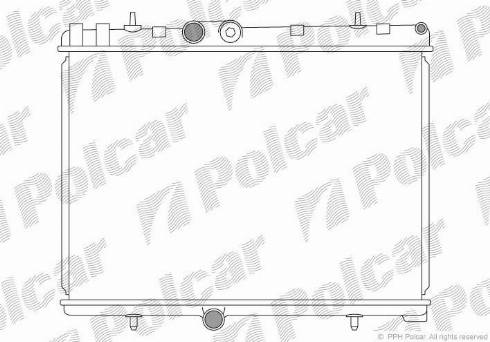 Polcar 232908-1 - Radiators, Motora dzesēšanas sistēma autodraugiem.lv