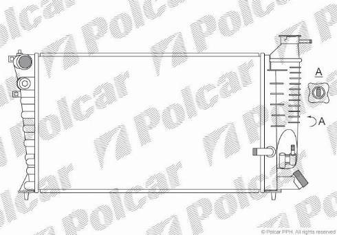 Polcar 232408-4 - Radiators, Motora dzesēšanas sistēma autodraugiem.lv