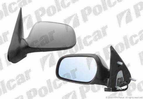 Polcar 2326514M - Ārējais atpakaļskata spogulis autodraugiem.lv
