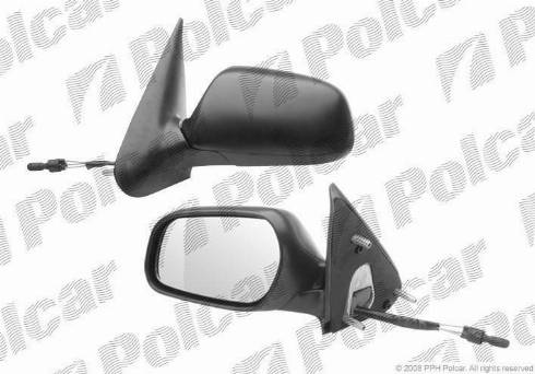 Polcar 2326511E - Ārējais atpakaļskata spogulis autodraugiem.lv