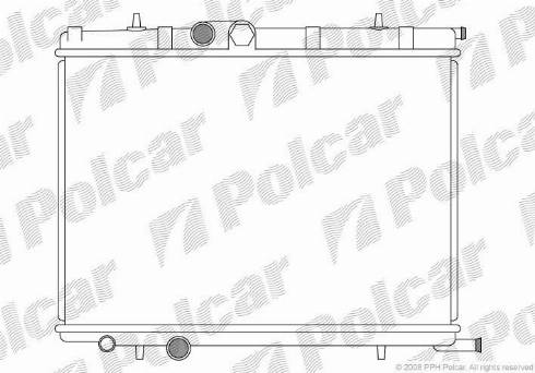 Polcar 232708-3 - Radiators, Motora dzesēšanas sistēma autodraugiem.lv