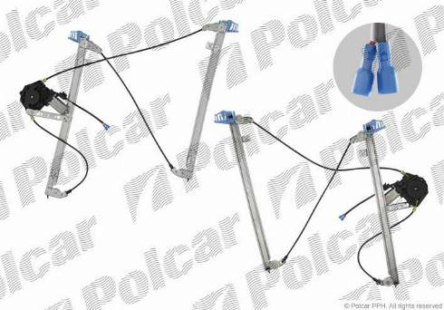 Polcar 2327PSE2 - Stikla pacelšanas mehānisms autodraugiem.lv