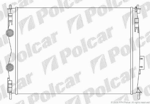 Polcar 2759081X - Radiators, Motora dzesēšanas sistēma autodraugiem.lv