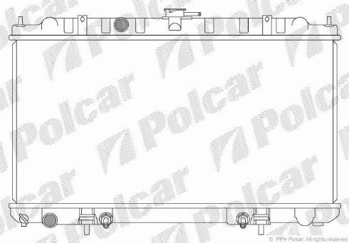 Polcar 275508-7 - Radiators, Motora dzesēšanas sistēma autodraugiem.lv