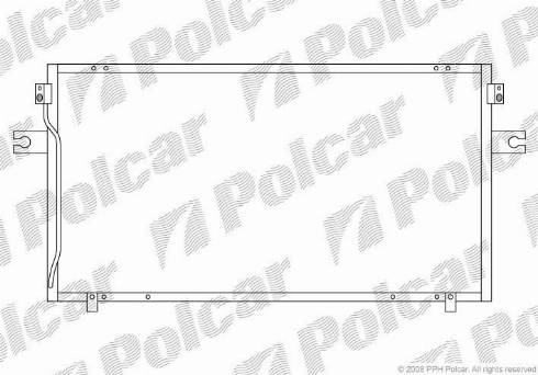 Polcar 2761K8C1 - Kondensators, Gaisa kond. sistēma autodraugiem.lv