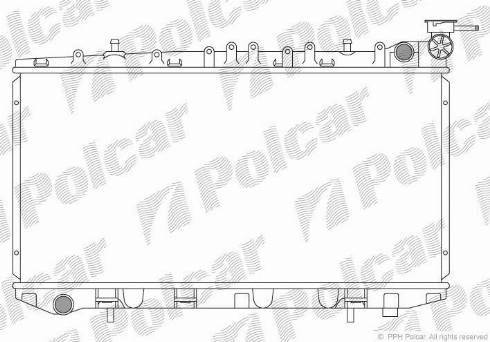 Polcar 272908-5 - Radiators, Motora dzesēšanas sistēma autodraugiem.lv