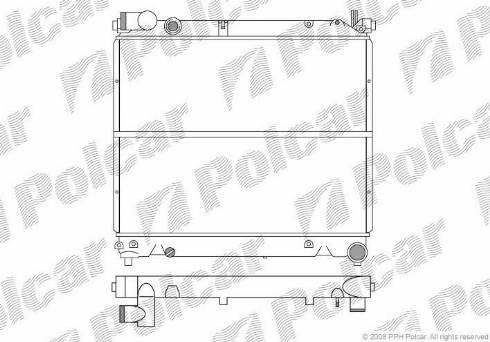 Polcar 740408-2 - Radiators, Motora dzesēšanas sistēma autodraugiem.lv