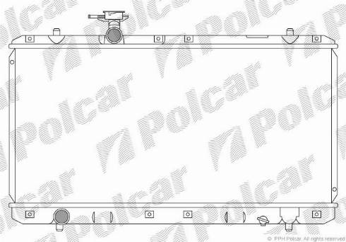 Polcar 741408-1 - Radiators, Motora dzesēšanas sistēma autodraugiem.lv