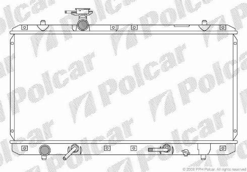 Polcar 741408-2 - Radiators, Motora dzesēšanas sistēma autodraugiem.lv