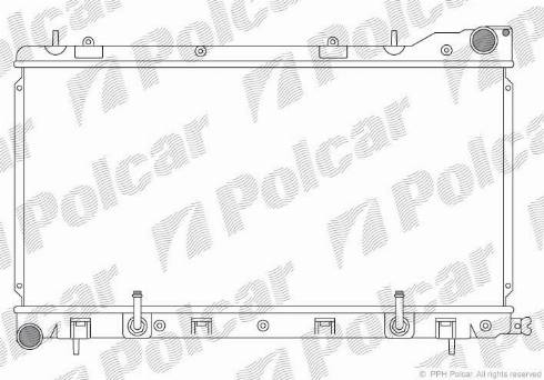 Polcar 723908-3 - Radiators, Motora dzesēšanas sistēma autodraugiem.lv