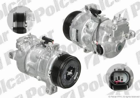 Polcar DCP05026 - Kompresors, Gaisa kond. sistēma autodraugiem.lv