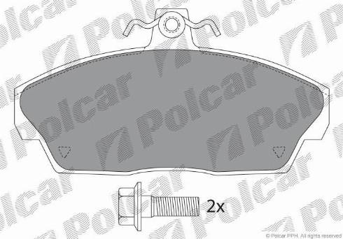 Polcar IE141232-701 - Bremžu uzliku kompl., Disku bremzes autodraugiem.lv