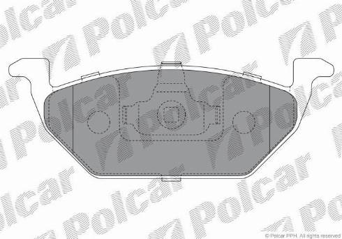 Polcar S70-0020 - Bremžu uzliku kompl., Disku bremzes autodraugiem.lv