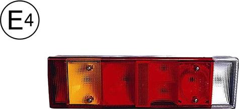 Poliplast 240.12101D - Aizmugurējais lukturis autodraugiem.lv