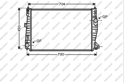 Prasco AA090R001 - Radiators, Motora dzesēšanas sistēma autodraugiem.lv