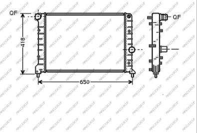 Prasco AA340R002 - Radiators, Motora dzesēšanas sistēma autodraugiem.lv