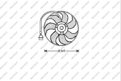 Prasco AD016F001 - Ventilators, Motora dzesēšanas sistēma autodraugiem.lv