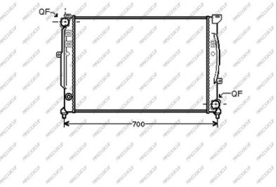 Prasco AD017R016 - Radiators, Motora dzesēšanas sistēma autodraugiem.lv