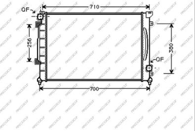 Prasco AD032R010 - Radiators, Motora dzesēšanas sistēma autodraugiem.lv