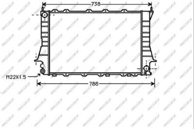 Prasco AD029R005 - Radiators, Motora dzesēšanas sistēma autodraugiem.lv