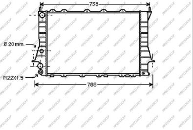 Prasco AD029R001 - Radiators, Motora dzesēšanas sistēma autodraugiem.lv