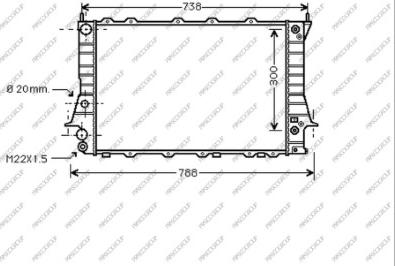 Prasco AD029R002 - Radiators, Motora dzesēšanas sistēma autodraugiem.lv