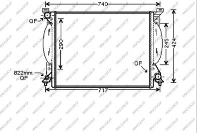 Prasco AD020R007 - Radiators, Motora dzesēšanas sistēma autodraugiem.lv